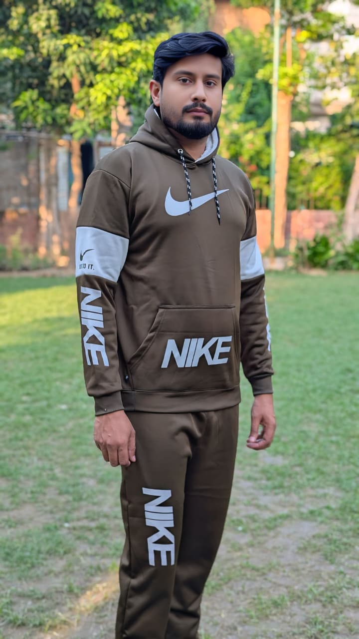 Men's Hooded Tracksuit - Graphic Print 280 GSM Fleece