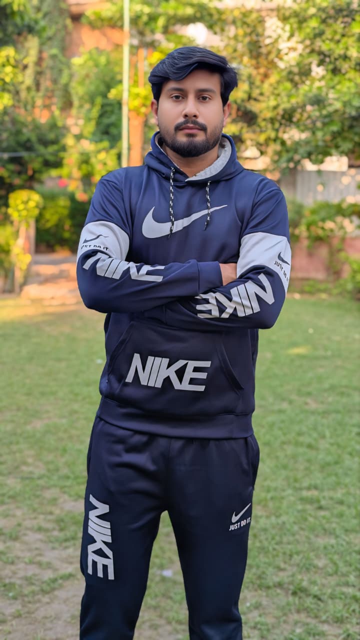 Men's Hooded Tracksuit - Graphic Print 280 GSM Fleece