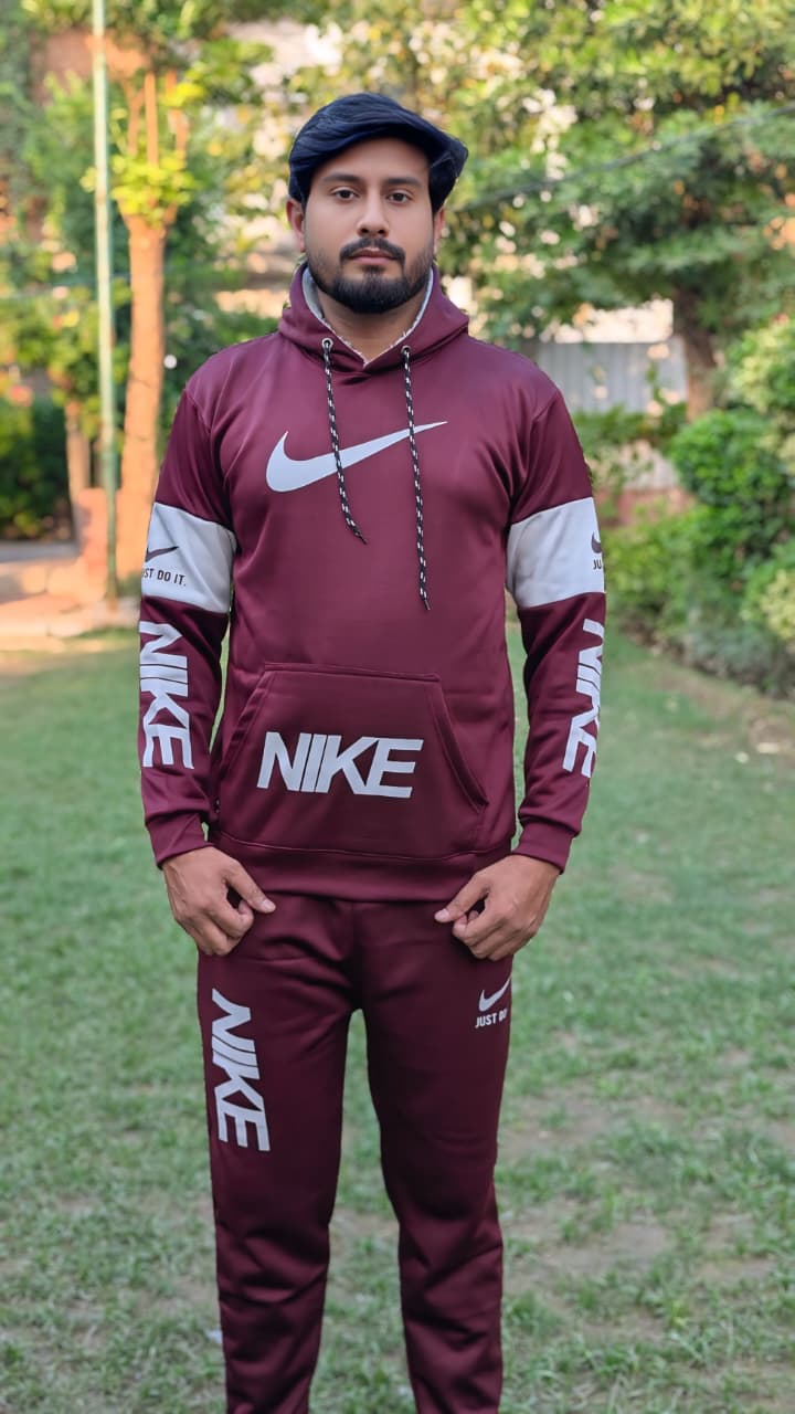 Men's Hooded Tracksuit - Graphic Print 280 GSM Fleece