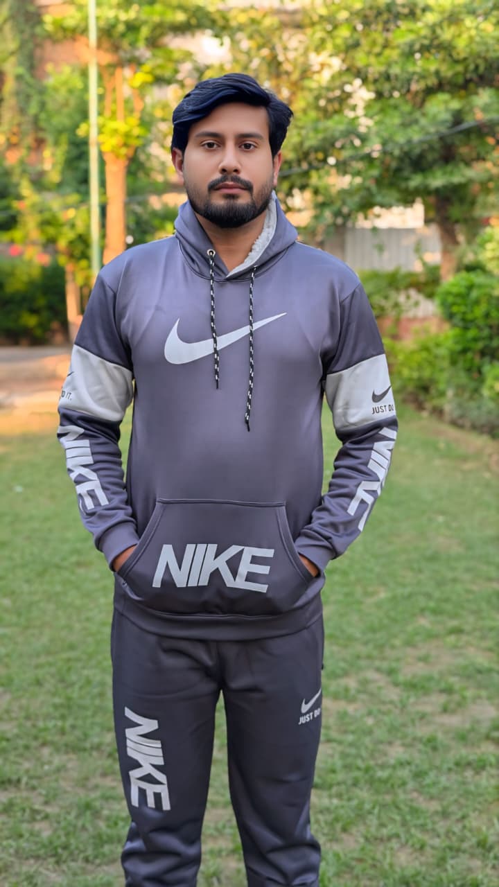 Men's Hooded Tracksuit - Graphic Print 280 GSM Fleece