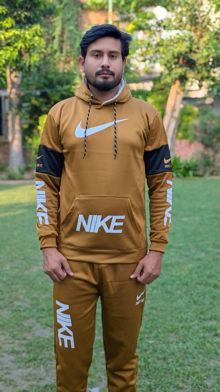 Men's Hooded Tracksuit - Graphic Print 280 GSM Fleece